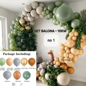​Set Balona za Girlandu – Safari Elegance