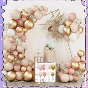 Luksuzni Balon Luk „Nude & Gold Romance“