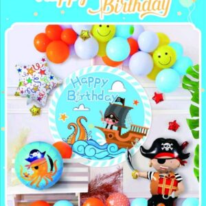 Gusarski Rođendanski Set Balona „Pirate Adventure“ – Sa folija balonima