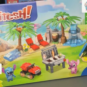Stitch Ljetna Avantura na Plaži: Set Kockica sa Šatorom i Vozilom (405 kom)