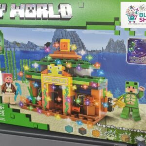 My World Minecraft Svjetleća Kuća na Plaži sa LED Efektima (305 kom)