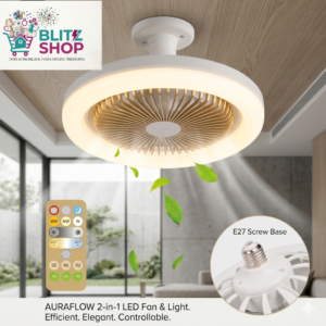 Pametni Ventilator i Lampa sa Daljinskim 40 W