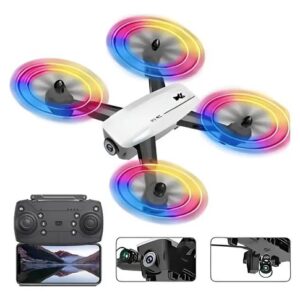 IDRONE RC dron sa osvijetljenim propelerima, sa dvije kamere