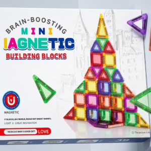 Magnetne Kocke za Djecu – Brain-Boosting Mini Magnetic Blocks (39 dijelova)
