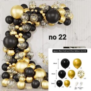 ​🎈 ELEGANTNI BALONSKI LUK – MODEL NO 22 🎈CRNO ZLATNA KOMBINACIJA-PUN POGODAK
