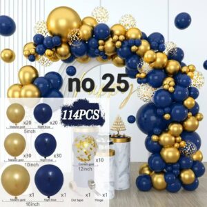 ​👑 KRALJEVSKO PLAVI & ZLATNI LUK OD BALONA (no 25) 👑