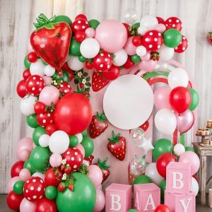 Komplet Balona za Girlandu – Strawberry / Jagoda Theme (116 komada)