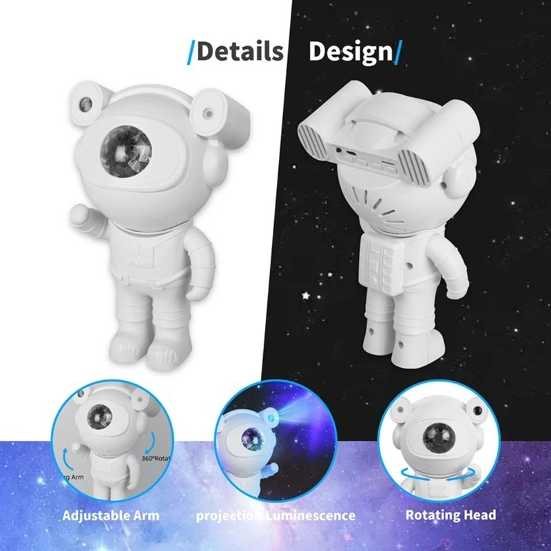 Astronaut projektor zvijezda sa bluetooth zvucnikom zvjezdano neb - Image 3