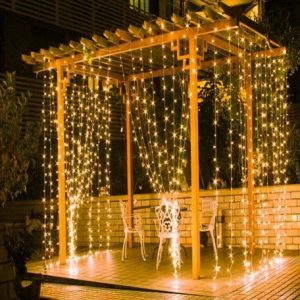 Led zavjesa lampice 3x2m ukrasi magicna svijetleca zavjesa