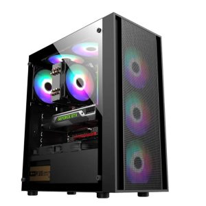 Gaming kuciste LC-M3 sa 3 RGB ventilatora/atx/kontroler/daljinski